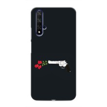 Чехлы (ART) Цветы на Huawei Nova 5T (VPrint) (Неожиданные цветы)