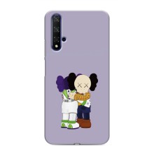 Чехлы для Huawei Nova 5T - Bearbrick Louis Vuitton (PREMIUMPrint) (Дружба Беарбрик)