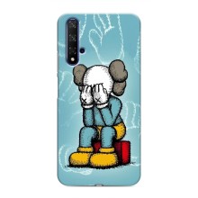 Чехлы для Huawei Nova 5T - Bearbrick Louis Vuitton (PREMIUMPrint) (Плач Bearbrick)