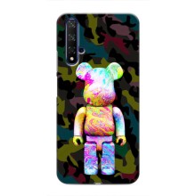 Чехлы для Huawei Nova 5T - Bearbrick Louis Vuitton (PREMIUMPrint) (Яркий Bearbrick)