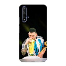 Чехлы для Huawei Nova 5T (Leo чемпион) (AlphaPrint) (Кубок Месси)