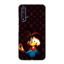 Чехли для Huawei Nova 5T - Скрудж МакДак Louis Vuitton (PREMIUMPrint) – Скрудж з ботліантом