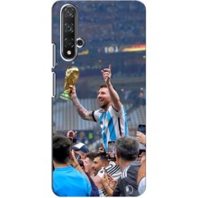 Чехлы Лео Месси Аргентина для Huawei Nova 5T (Месси король)