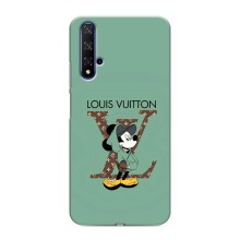 Чехлы Луи Витон для Huawei Nova 5T (AlphaPrint - LOUIS VUITTON) (Микки Маус LV)