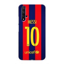 Чехлы Месси для Huawei Nova 5T (AlphaPrint) (Messi Barca 10)