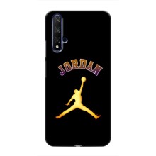Чохли для Huawei Nova 5T - з картинкою JORDAN (AlphaPrint) (Jordan Gold)