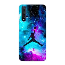 Чохли для Huawei Nova 5T - з картинкою JORDAN (AlphaPrint) (Яскравий Джордан)