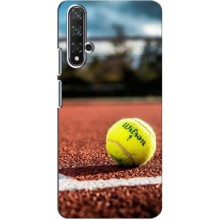 Чехлы с принтом Спортивная тематика для Huawei Nova 5T – Теннисный корт