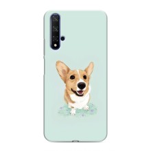 Чехлы с собаками для Huawei Nova 5T (VPrint) (Корги)