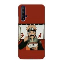Чехлы с тематикой АНИМЕ для Хуавей Нова 5Т (VPrint) – Наруто с лапшой