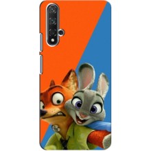 Чохли ЗООТРОПОЛІС для Huawei Nova 5T (Нік і Хопс)