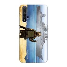 Чехол с принтом (Русский корабль...) для Хуавей Нова 5Т (AlphaPrint) – Русский корабль