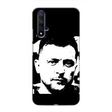 Чехол для Huawei Nova 5T (AlphaPrint - с принтом Зеленского) – Зеленский АРТ
