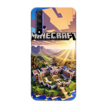 Чехол с картинками Майнкрафт для Хуавей Нова 5Т – Minecraft