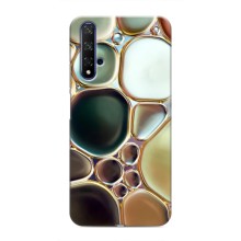 Мраморный чехол на Huawei Nova 5T (VPrint) (Радужный Мрамор)