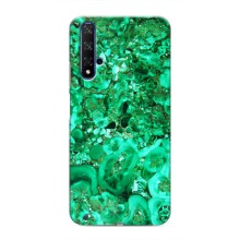Мраморный чехол на Huawei Nova 5T (VPrint) (Салатный Мрамор)