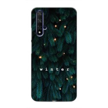 Новорічні, Святкові Чохли для Huawei Nova 5T - 2024 год – Winter