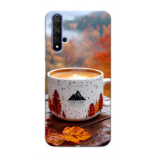 Чохол з унікальним дизайном 'Осінь з кавою' для Huawei Nova 5T – Кава на природі