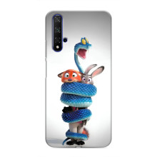 Силіконовий чохол з принтом Зоотрополіс для Huawei Nova 5T – Змія Зоо