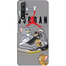 Силиконовый Чехол Nike Air Jordan на Хуавей Нова 5Т – Air Jordan
