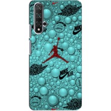 Силиконовый Чехол Nike Air Jordan на Хуавей Нова 5Т (Джордан Найк)