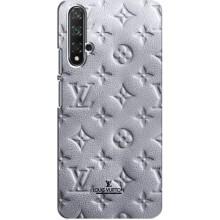 Текстурный Чехол Louis Vuitton для Хуавей Нова 5Т – Белый ЛВ