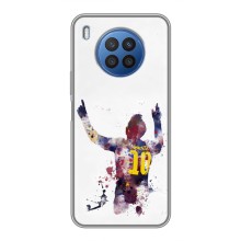 Чехлы Месси для Huawei Nova 8i (AlphaPrint) – Messi Barca