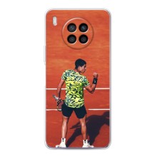 Чехлы с принтом Спортивная тематика для Huawei Nova 8i – Алькарас Теннисист