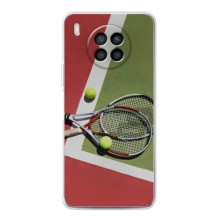 Чехлы с принтом Спортивная тематика для Huawei Nova 8i – Ракетки теннис