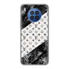 Чехол Стиль Louis Vuitton на Huawei Nova 8i – LV на белом