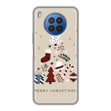 Рождественские Чехлы для Huawei Nova 8i (VPrint) – Merry Christmas