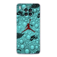 Силиконовый Чехол Nike Air Jordan на Хуавей Нова 8i – Джордан Найк