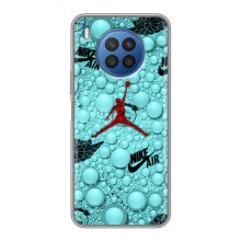 Силиконовый Чехол Nike Air Jordan на Хуавей Нова 8i – Джордан Найк