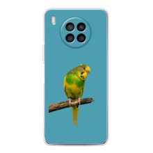 Силиконовый чехол с птичкой на Huawei Nova 8i – Попугайчик