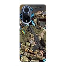 Чехлы с картинкой ЗСУ для Huawei Nova 9 SE (AlphaPrint) (Воин ВСУ)