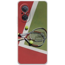 Чехлы с принтом Спортивная тематика для Huawei Nova 9 SE – Ракетки теннис