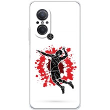 Чехлы с принтом Спортивная тематика для Huawei Nova 9 SE – Волейболист