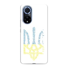 Чохли для Huawei Nova 9 SE Укр. Символіка (AlphaPrint) (Герб з букв)