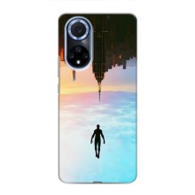 Чехол с человеком пауком для Huawei Nova 9 SE - (AlphaPrint) (Паук человек)