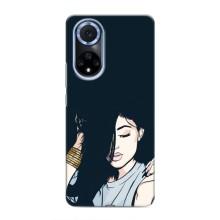 Чохол з друком для Huawei Nova 9 SE - (Мода) (AlphaPrint) (Гарна дівчина)