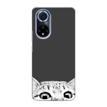 Чехол на Хуавей Нова 9 СЕ с Котами (VPrint) (Выглядывает кот)
