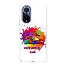 Чехол Амонг Ас для Huawei Nova 9 SE (AlphaPrint) (Яркий АмонгАс)