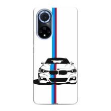 Чехол для Хуавей Нова 9 СЕ - с принтом БМВ (AlphaPrint) (Машина БМВ)