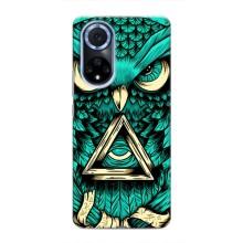 Чехол с птицами на Huawei Nova 9 SE (VPrint) (Сова с глазом)