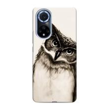 Чехол с птицами на Huawei Nova 9 SE (VPrint) (Сова)