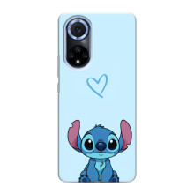 Чехол с рисунком Стич для Huawei Nova 9 SE – Голубой Стич