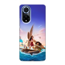 Чехол с мультфильмом Моана Huawei Nova 9 SE (Моана и Мауи)