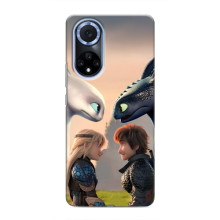 Чехол как приручить дракона на Huawei Nova 9 SE – Гикавка и Астрид