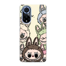 Чехол с Лабубу на Huawei Nova 9 SE (Коллаж Лабубу)