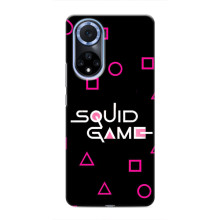 Чехол Гра в кальмара для Huawei Nova 9 SE – Логотип игры кальмара